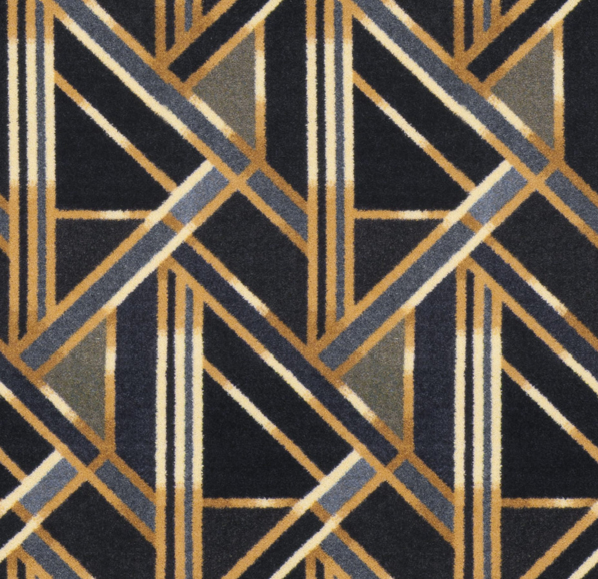 Moderne home theater carpet in Smoke — pattern detail, 13'6 inch broadloom
